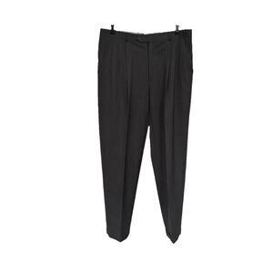 VTG Givenchy Monsieur Men's 36R Pleated Gray Dress Pants Career Work READ NOTE